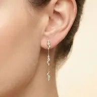 Morning Frost - Lab Diamond Solitaire Earrings thumbnail 2