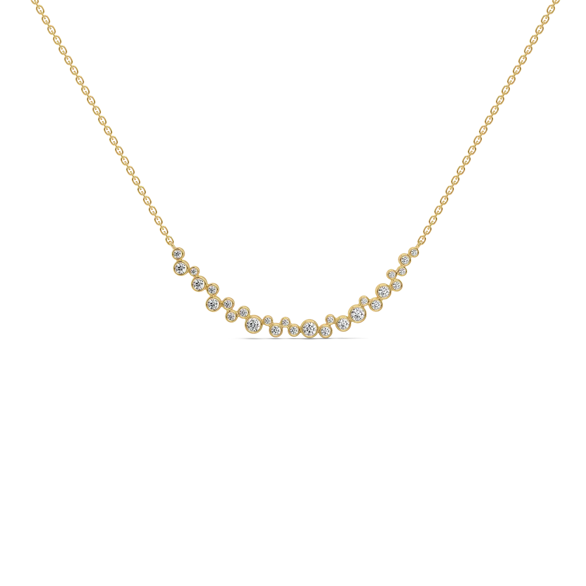Morning Frost - Lab Diamond Solitaire Necklace — image 1