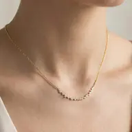 Morning Frost - Lab Diamond Solitaire Necklace thumbnail 2