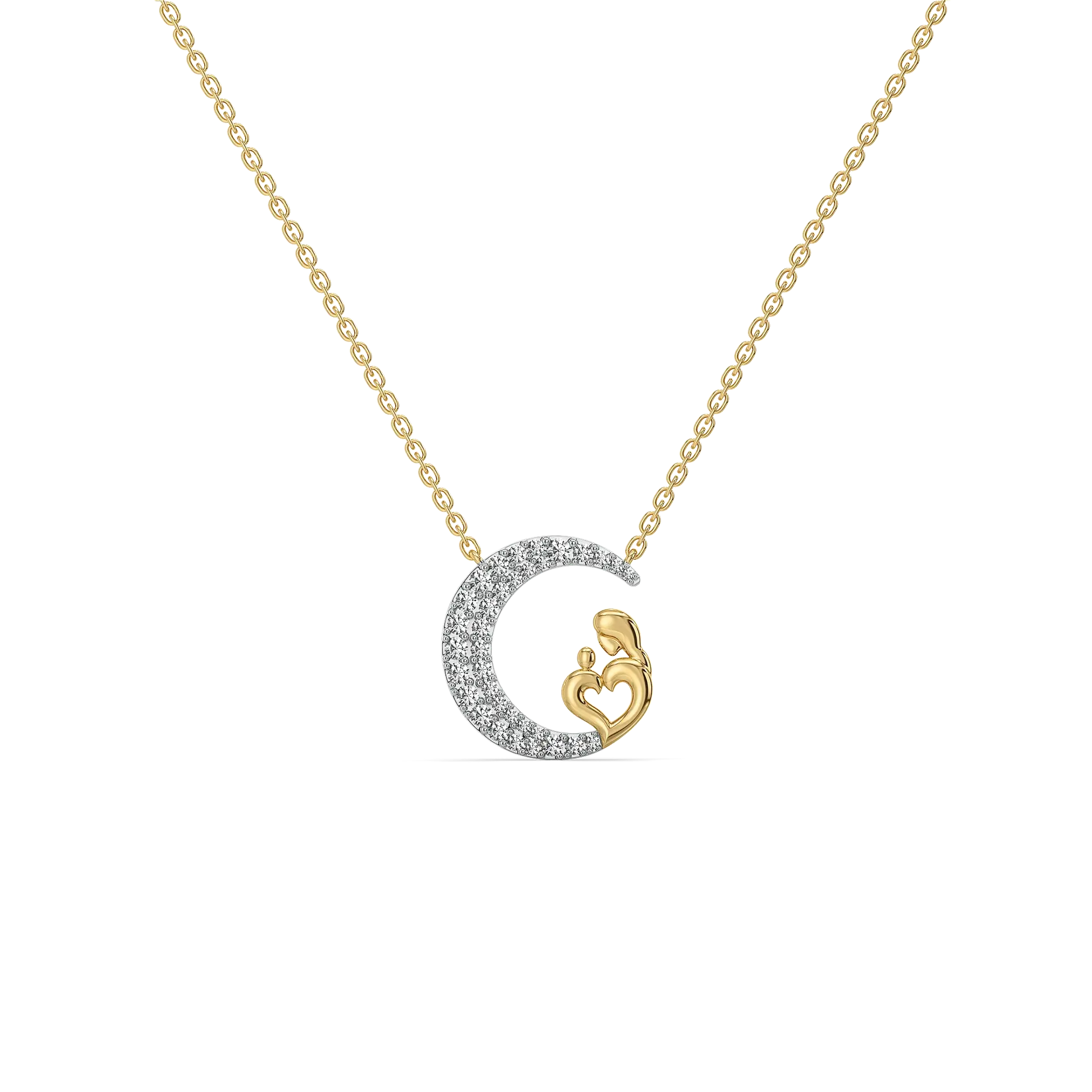 Mother Moon - Lab Diamond Necklace — image 1