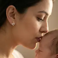 Mother Moon - Lab Diamond Stud Earrings thumbnail 4