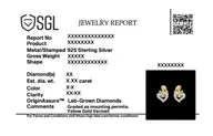 Mother Moon - Lab Diamond Stud Earrings thumbnail 6