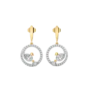 Nestled Bonds - Lab Diamond Drop Earrings thumbnail 1
