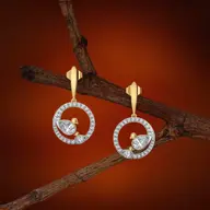 Nestled Bonds - Lab Diamond Drop Earrings thumbnail 3