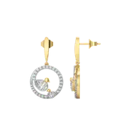 Nestled Bonds - Lab Diamond Drop Earrings thumbnail 5