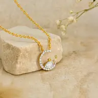 Nestled Bonds - Lab Diamond Necklace thumbnail 1
