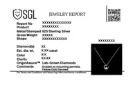 Nestled Bonds - Lab Diamond Necklace thumbnail 6