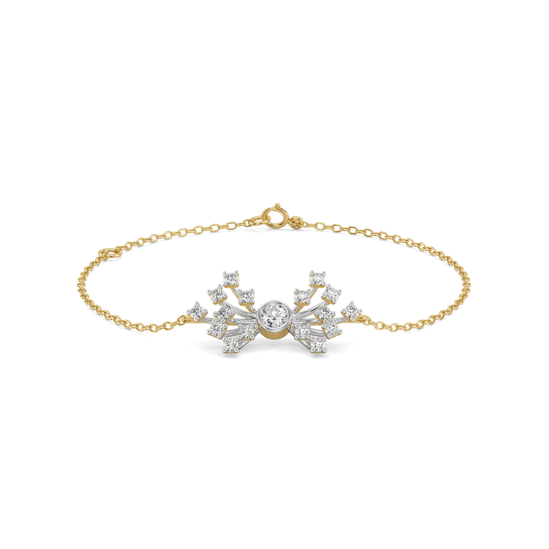 Nightfall Ignite - Pure Gold Lab Diamond Bracelet