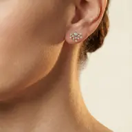 Nightfall Ignite - Pure Gold Lab Diamond Stud Earrings thumbnail 4