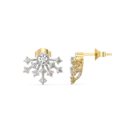 Nightfall Ignite - Pure Gold Lab Diamond Stud Earrings thumbnail 5