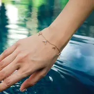 Ocean’s Treasure - Lab Diamond Charm Bracelet thumbnail 1
