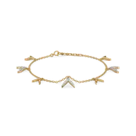 Ocean’s Treasure - Lab Diamond Charm Bracelet thumbnail 2