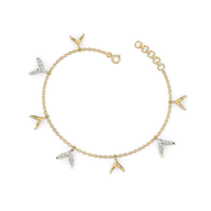 Ocean’s Treasure - Lab Diamond Charm Bracelet thumbnail 3