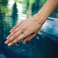 Ocean’s Treasure - Lab Diamond Charm Bracelet thumbnail 4
