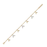 Ocean’s Treasure - Lab Diamond Charm Bracelet thumbnail 6