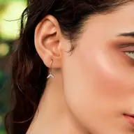 Ocean's Treasure - Lab Diamond Drop Earrings thumbnail 4
