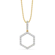 Offbeat Edge - Lab Diamond Pendant thumbnail 4