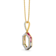 Offbeat Edge - Lab Diamond Pendant thumbnail 5