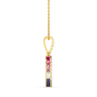 Offbeat Edge - Lab Diamond Pendant thumbnail 6