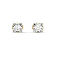 One & Only - Pure Gold Lab Diamond Solitaire Earrings thumbnail 2