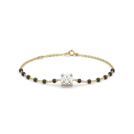 One Promise - Pure Gold Lab Diamond Mangalsutra Bracelet thumbnail 1