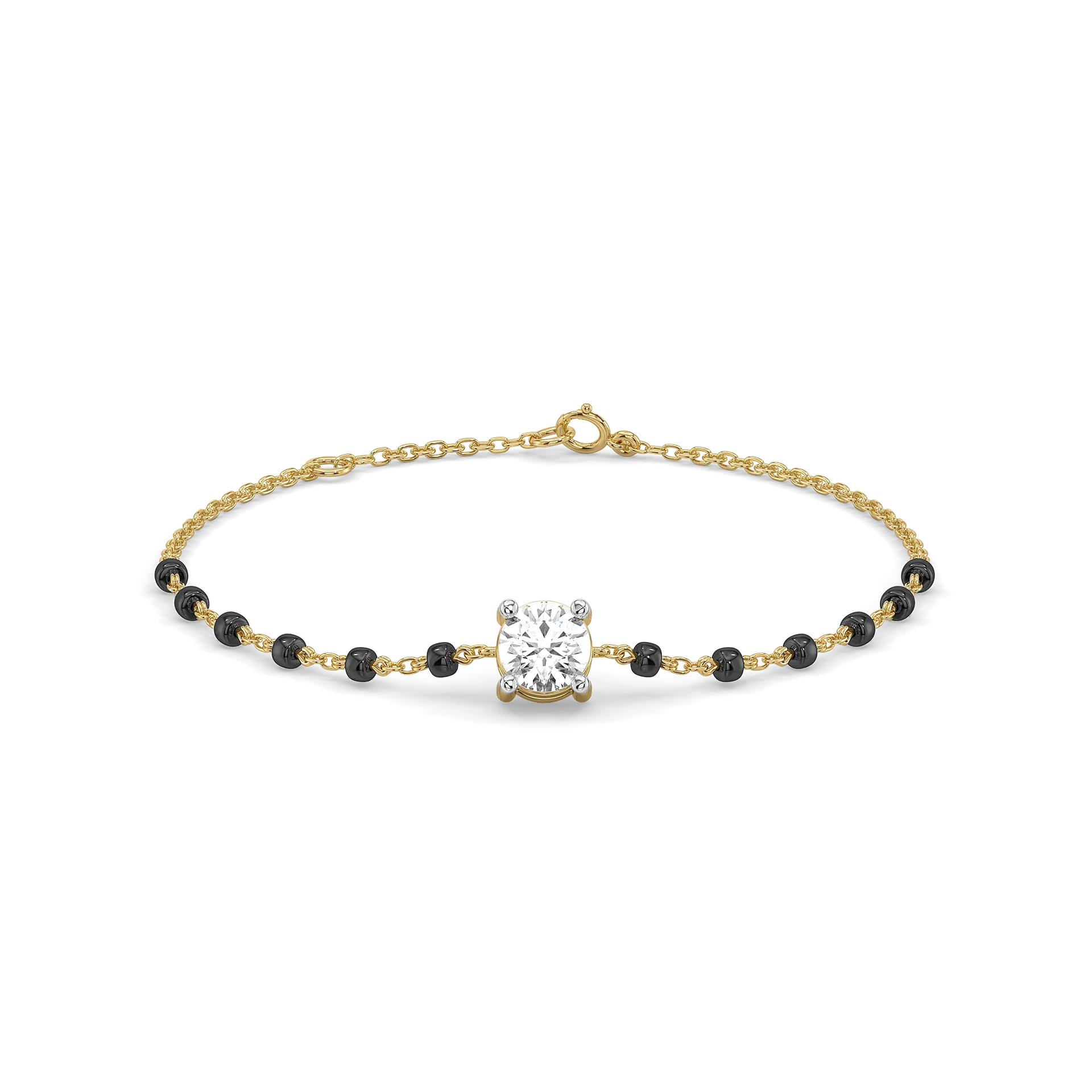 One Promise - Pure Gold Lab Diamond Mangalsutra Bracelet