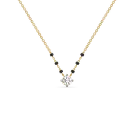One Promise - Pure Gold Lab Diamond Mangalsutra Necklace thumbnail 1