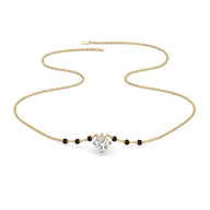 One Promise - Pure Gold Lab Diamond Mangalsutra Necklace thumbnail 3