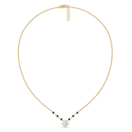 One Promise - Pure Gold Lab Diamond Mangalsutra Necklace thumbnail 5