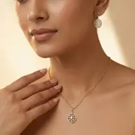 Oval Radiance - Pure Gold Lab Diamond Solitaire Pendant thumbnail 4