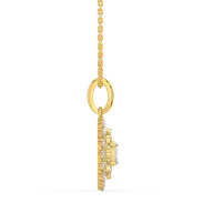 Oval Radiance - Pure Gold Lab Diamond Solitaire Pendant thumbnail 5
