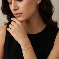Oval Serenity - Pure Gold Lab Diamond Bracelet thumbnail 4