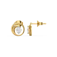 Oval Serenity - Pure Gold Lab Diamond Earrings thumbnail 5