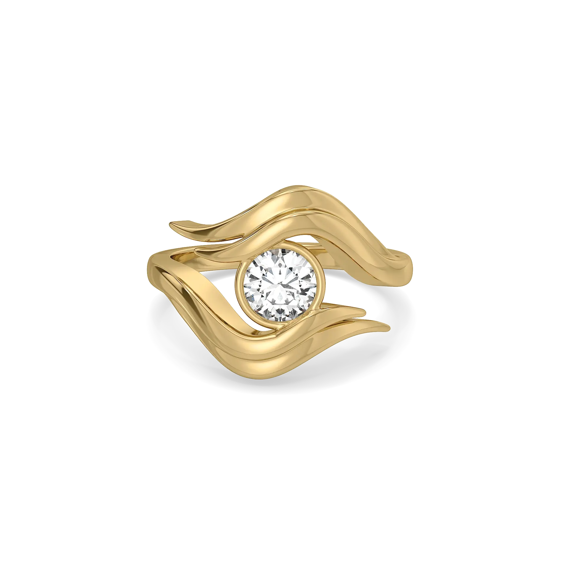 Palm of Love - Lab Diamond Ring — image 1