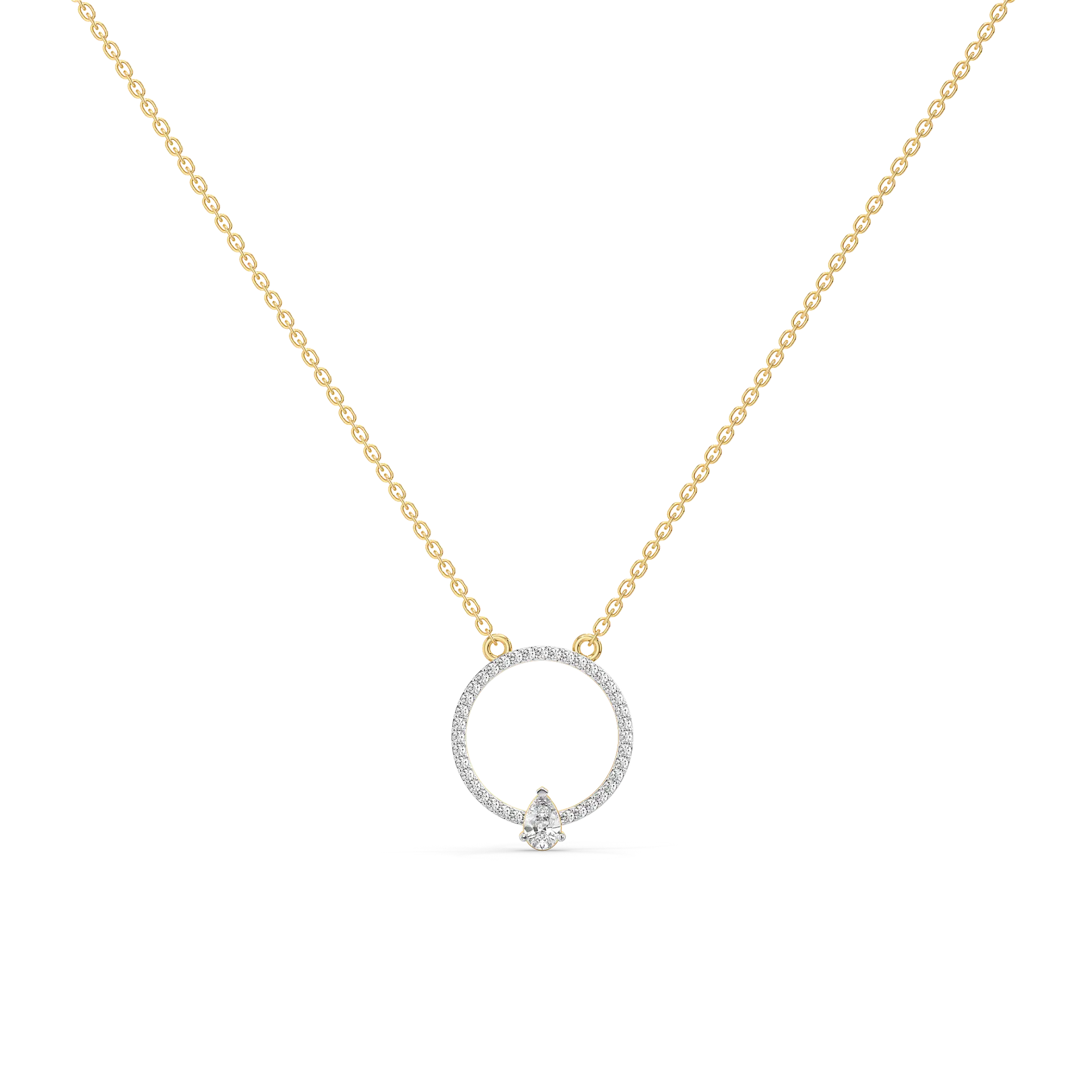 Pear Flair - Lab Diamond Necklace — image 1