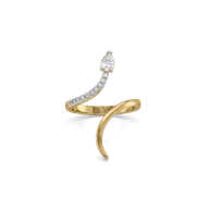 Pear Flair - Lab Diamond Ring thumbnail 2