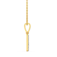 Peekaboo P - Lab Diamond Alphabet Pendant thumbnail 3