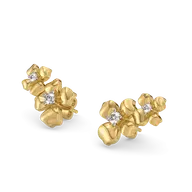 Petal Play - Lab Diamond Stud Earrings thumbnail 1