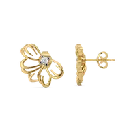 Petal Radiance - Lab Diamond Stud Earrings thumbnail 6
