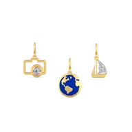 Phoebe’s Passport - Lab Diamond Travel Charms thumbnail 1