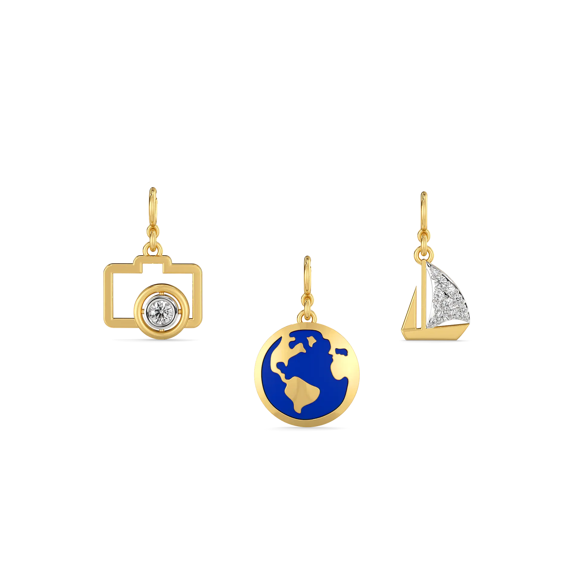 Phoebe’s Passport - Lab Diamond Travel Charms