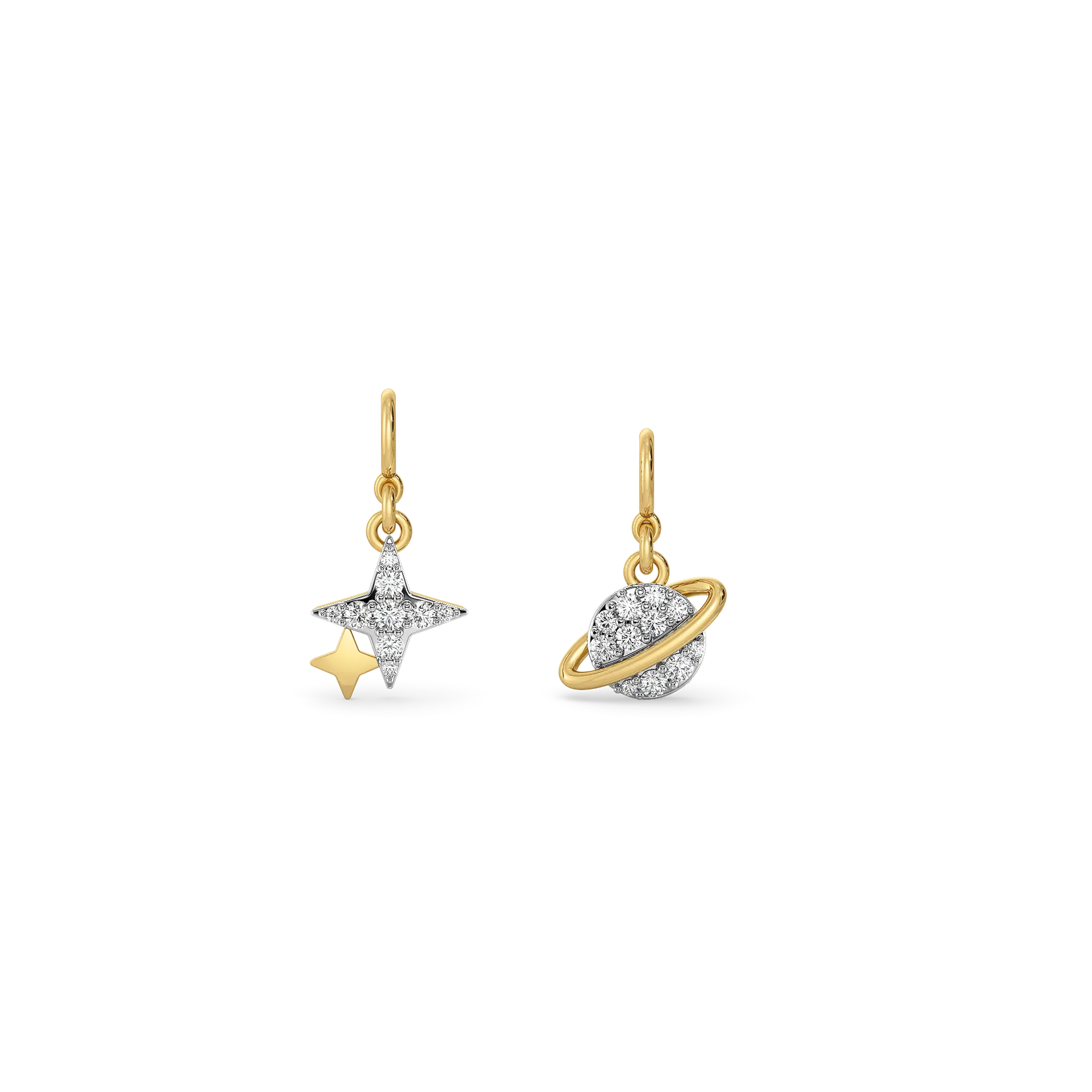 Phoebe’s Cosmic Set – Lab Diamond Charms