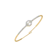 Play of Princess - Pure Gold Lab Diamond Bangle thumbnail 1