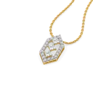 Play of Princess - Pure Gold Lab Diamond Pendant thumbnail 1