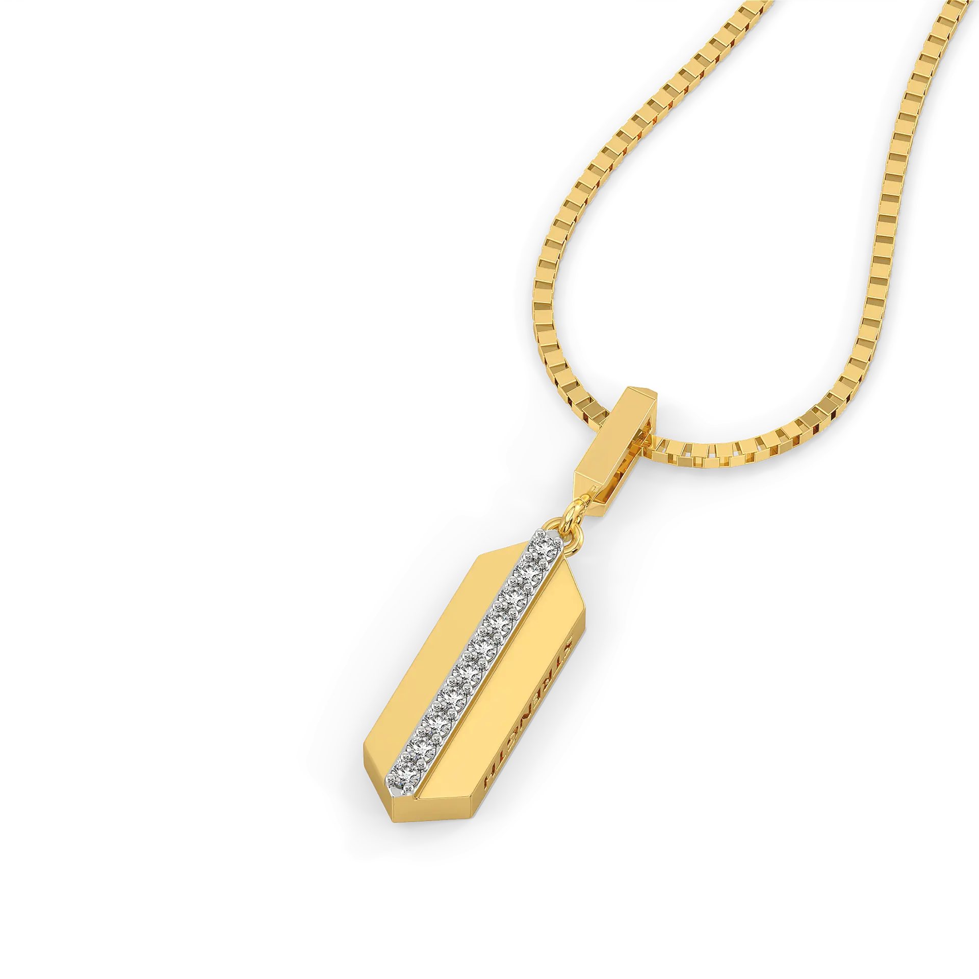 Powerline - Lab Diamond Men's Pendant — image 1