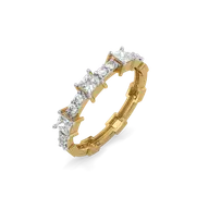 Princess Pathway - Pure Gold Lab Diamond Ring thumbnail 1