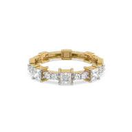 Princess Pathway - Pure Gold Lab Diamond Ring thumbnail 2