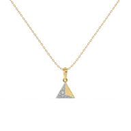 Prism Point - Lab Diamond Pendant Necklace thumbnail 1
