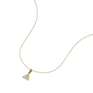 Prism Point - Lab Diamond Pendant Necklace thumbnail 3