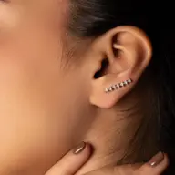 Prism Trail - Lab Diamond Ear Cuffs thumbnail 2